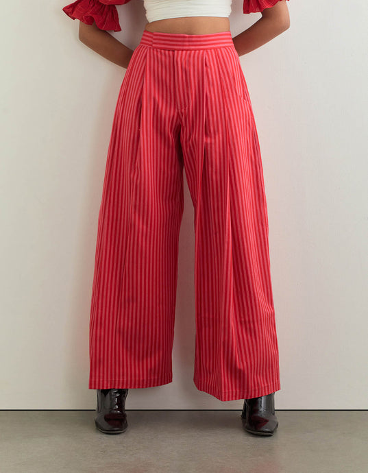 FLOW PANTS In Pink Stripes